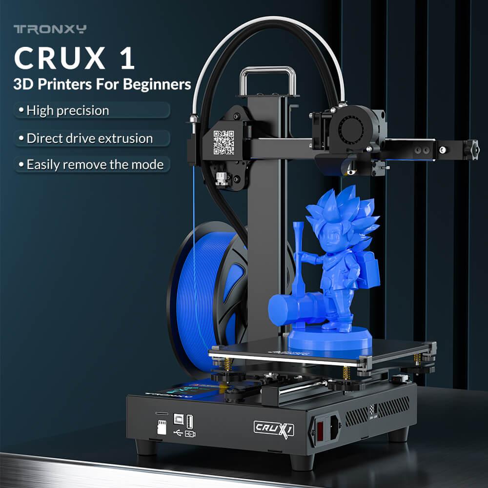 CRUX 1 Mini 3D printer 180x180x180mm Fast Assembly Direct Drive Portable  Desktop 3D Printer
