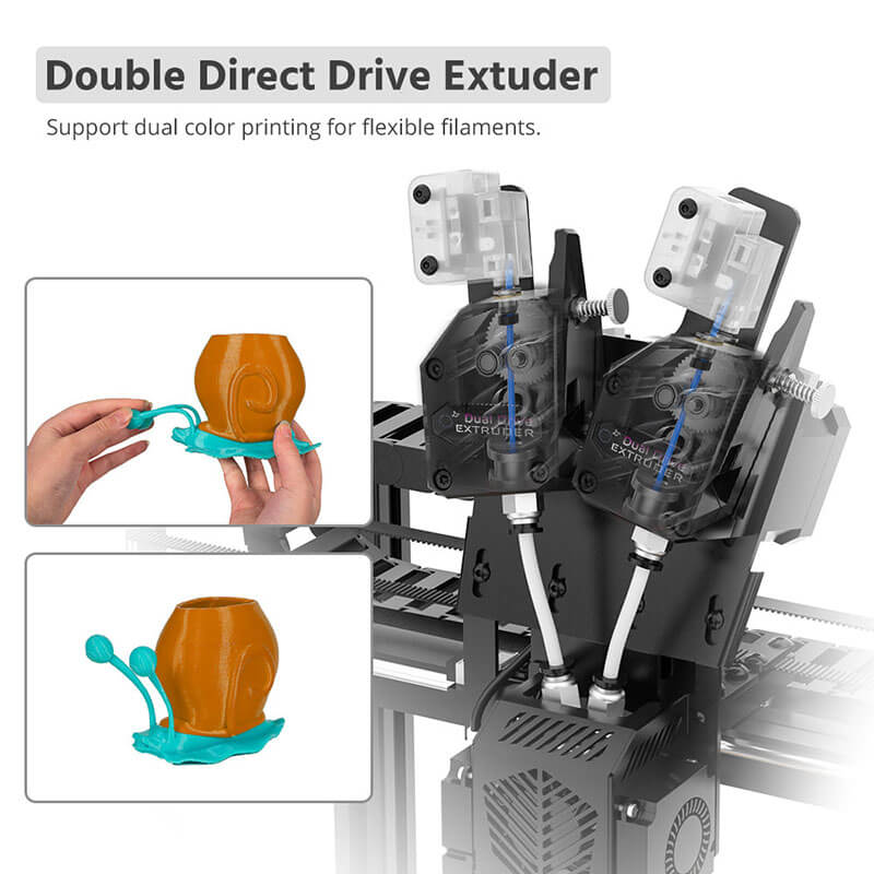 Pour imprimante 3D Ender 3 Hot Bed Plate-forme Film flexible Pla Plaque  inférieure magnétique