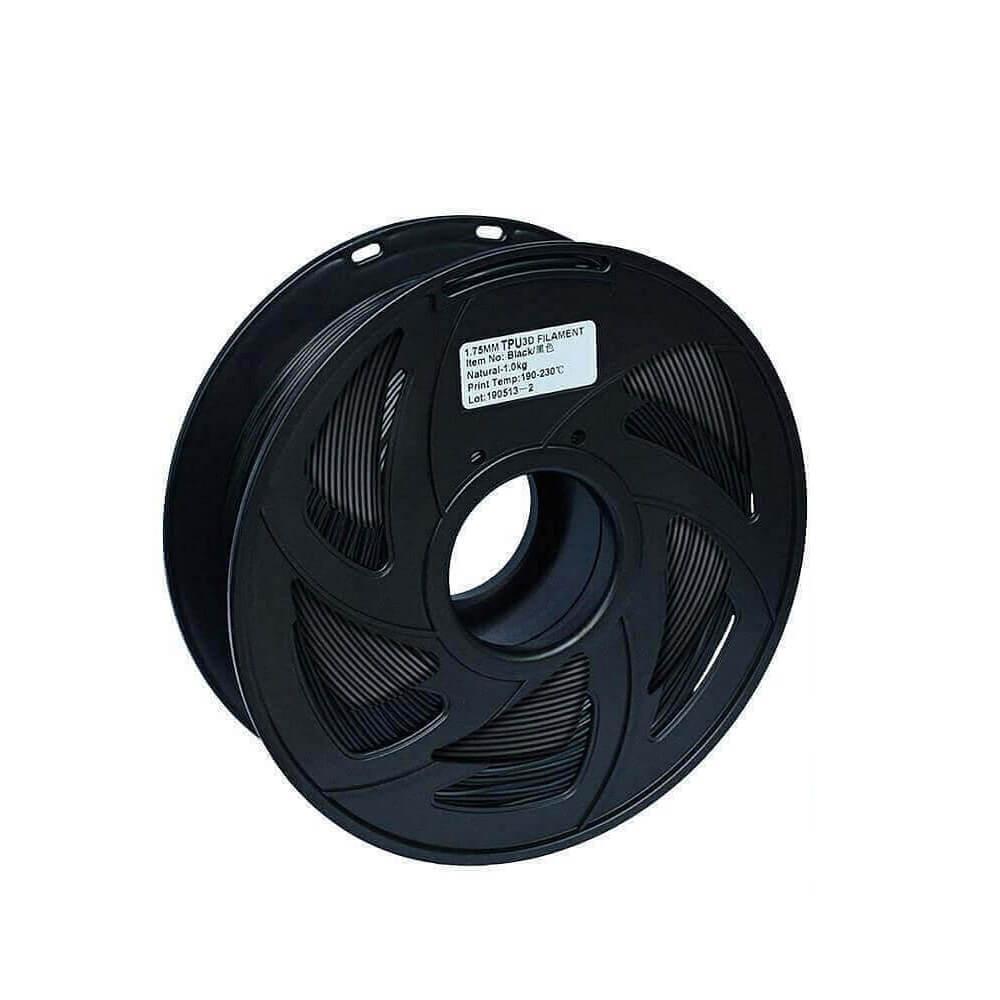 TRONXY Carbon Fiber Filament 1.75mm, Carbon Fiber PLA 3D Printer Filament,  High-Accuracy +/- 0.05 mm, Carbon Black Pla Filament for Most 3D Printers