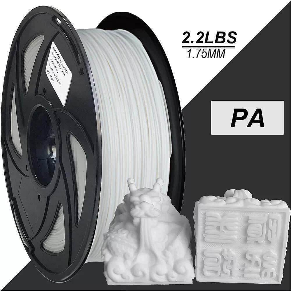 Tronxy 3D Printer 3D Printing White Nylon Filament 1.75 mm, 2.2 LBS (1 –