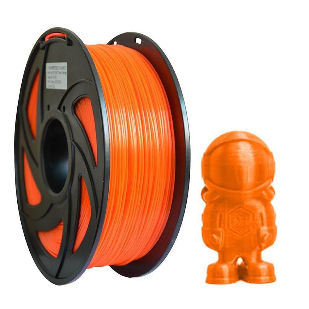 HATCHBOX ABS 1.75 mm 3D Printer Filament in Transparent Orange, 1kg Spool