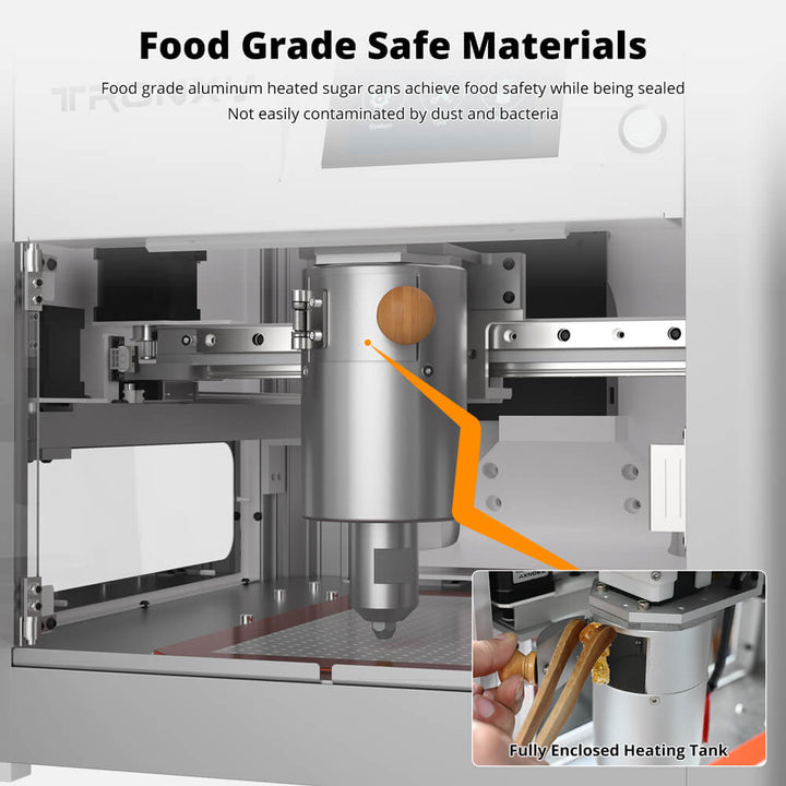 Tronxy T2 Food-Safe 3D Printer 2025 | High-Speed Chocolate, Candy & Edible Filament Printer for Custom Cookie Cutters, Sugar, Spaghetti