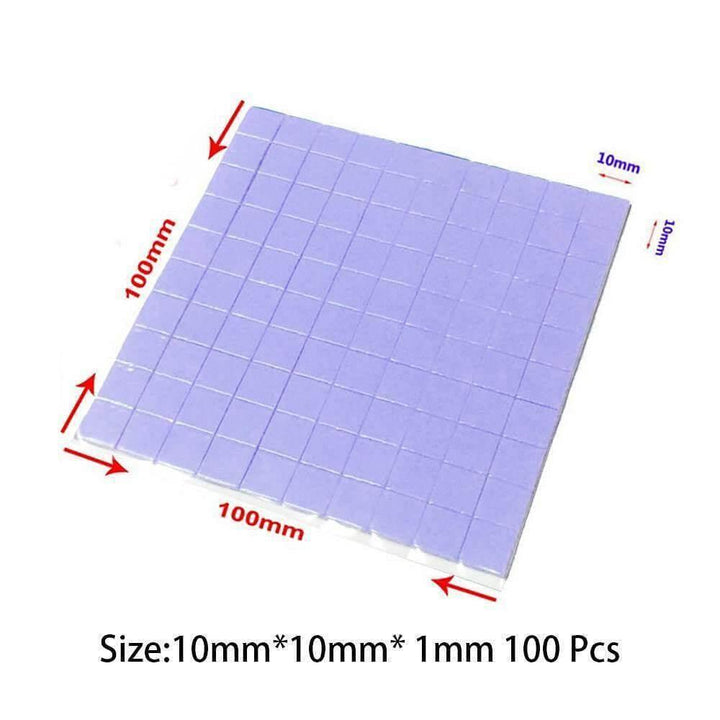 2 Pcs Pad Thermique en Silicone Thermal Pad 100*100mm Pad