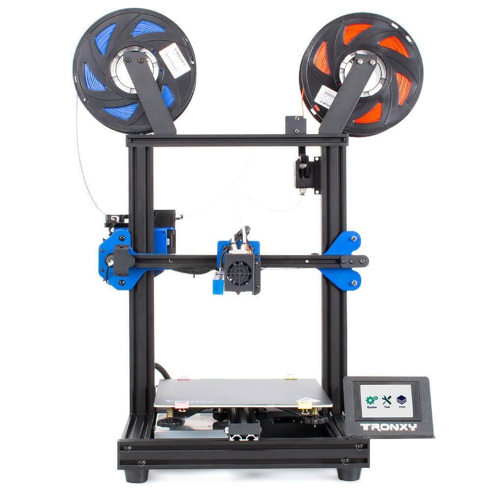 Tronxy XY-2 Pro 2E Titan 2 IN 1 OUT 3D Printer Two Colors DIY Kit  255x255x245mm